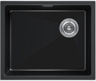 Кухонная мойка Paulmark Lumi 55 UNI-Skew LU55SK-BLM Черный маталлик
