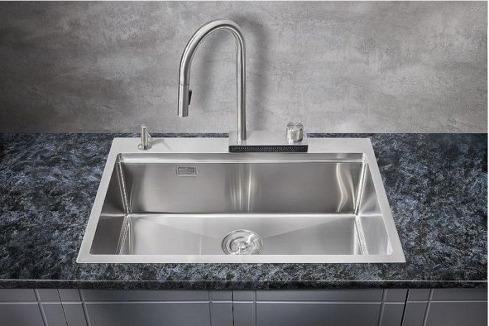 Кухонная мойка Milacio Denia 75 MC.77420 Нержавеющая сталь