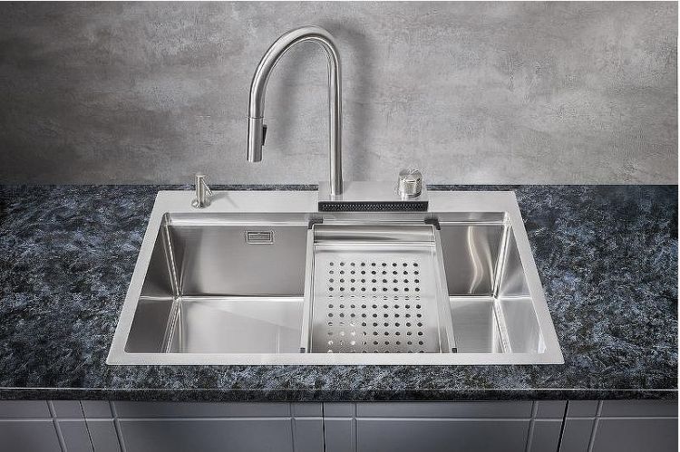 Кухонная мойка Milacio Denia 75 MC.77420 Нержавеющая сталь