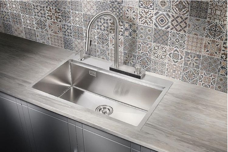 Кухонная мойка Milacio Denia 75 MC.77420 Нержавеющая сталь