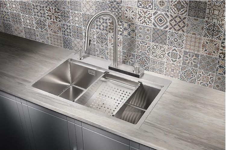 Кухонная мойка Milacio Denia 75 MC.77420 Нержавеющая сталь