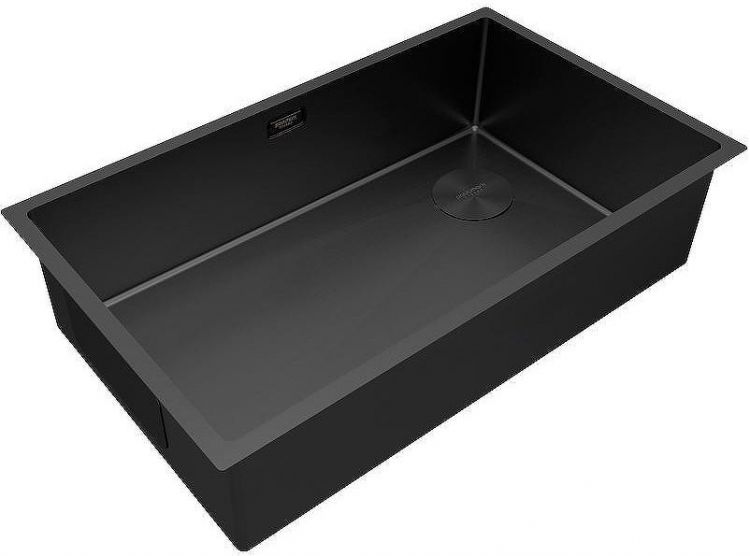 Кухонная мойка Paulmark Next-Skew 74 Uni PM887444-MBN Черная матовая