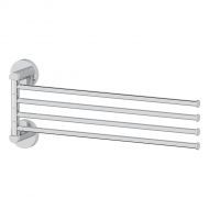 Держатель полотенец поворотный четверной 40 см HAR 025 Держатель полотенец поворотный четверной 40 см HAR 025