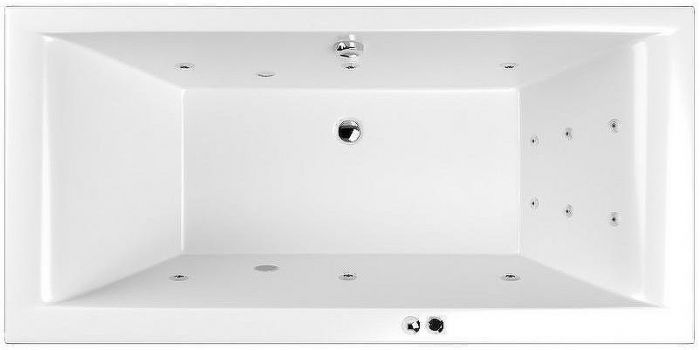 Акриловая ванна Whitecross Savia Duo 170x80 0103.170080.100.LINE.CR с гидромассажем