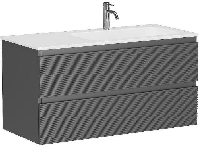 Тумба под раковину Sancos Folk 100 R FL100RGS подвесная Grey soft