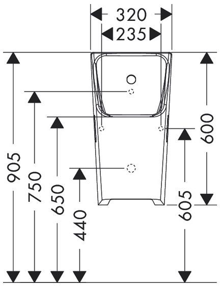 Hansgrohe EluPura Original S Крышка для унитаза, с верхним креплением, цвет: белый