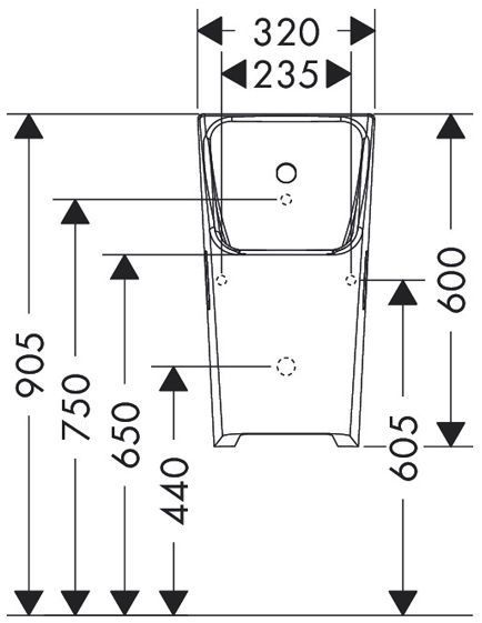 Hansgrohe EluPura Original S Крышка для унитаза, с верхним креплением, цвет: белый
