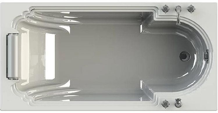 Акриловая ванна Radomir Fra Grande Анабель 170x85 4-01-2-0-1-420 Хром без гидромассажа