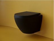 Подвесной унитаз CERAMICANOVA Metropol Торнадо безободковый CN4002TMB