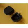 Подвесной унитаз CERAMICANOVA Metropol Торнадо безободковый CN4002TMB