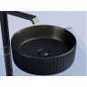 Умывальник CERAMICANOVA Element чаша накладная круглая 360 мм (цвет Чёрный Матовый) CN6057MB