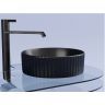 Умывальник CERAMICANOVA Element чаша накладная круглая 360 мм (цвет Чёрный Матовый) CN6057MB