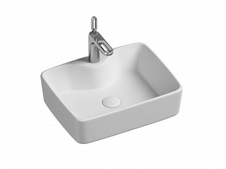Умывальник CERAMICANOVA Element чаша накладная прямоугольная CN6033