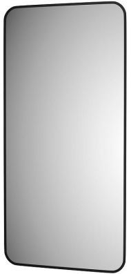 Зеркало Defesto Aura 60х120 DF 2978 с подсветкой 34W-3000K/Без выключателя/Теплый белый свет/Черная рама