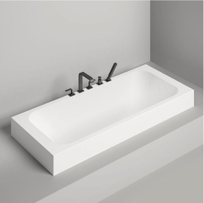 Ванна из искусственного камня Salini Orlanda 170х70 102011G Белая глянцевая