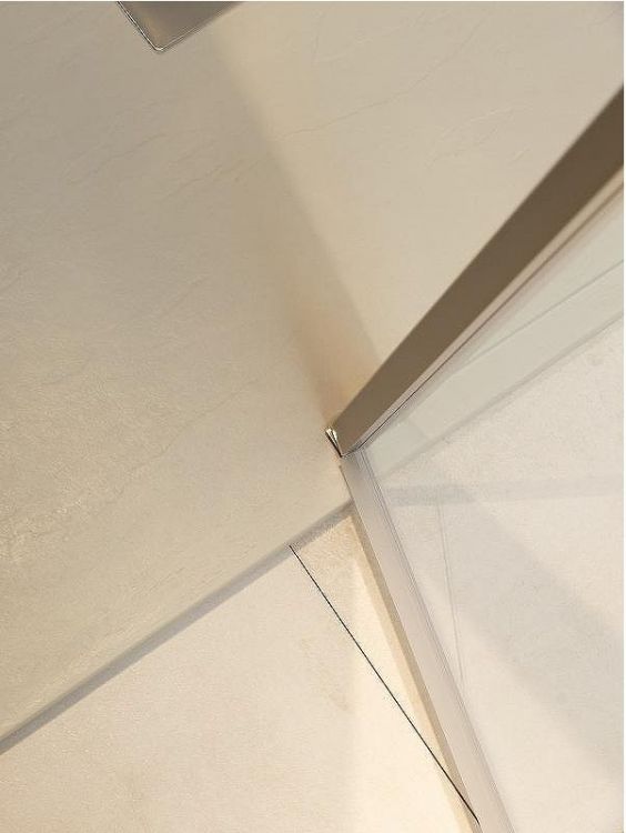 Душевая дверь Allen Brau Priority 140 3.31011.BA профиль Серебро брашированное стекло прозрачное