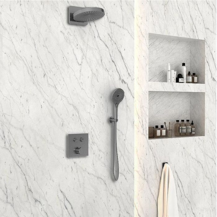 Душевая система Vincea Inspire VSFW-4I211GM Вороненая сталь