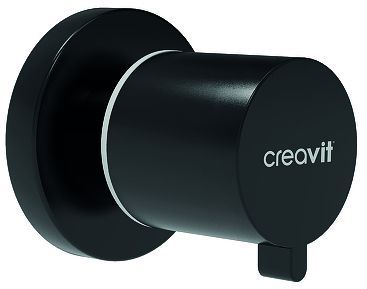 Запорный вентиль Creavit AC50L.SYM цвет Черный матовый
