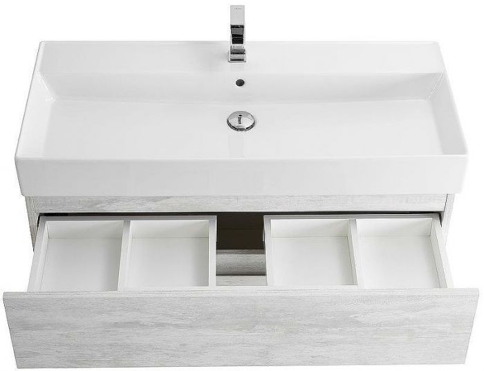 Тумба под раковину Cezares Molveno 46 100 MOLVENO 46-100-2C-SO-LB подвесная Legno Bianco