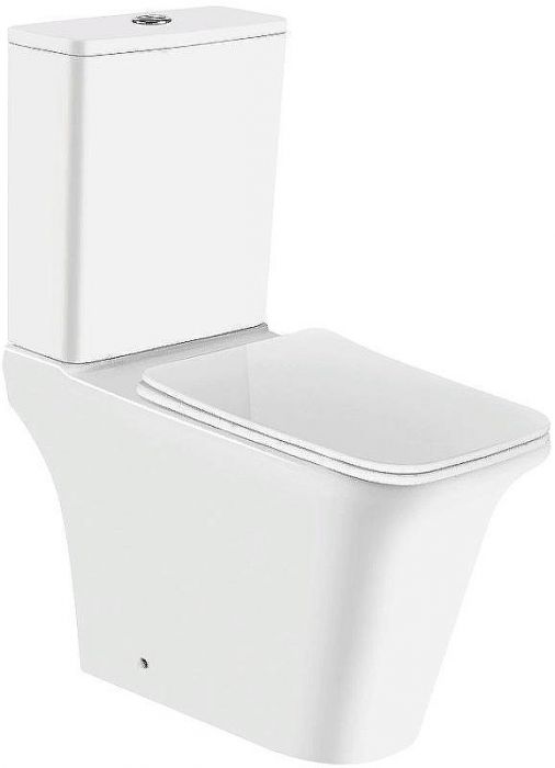 Унитаз компакт Azario Avero AZ-1213A-G с бачком и сиденьем Микролифт
