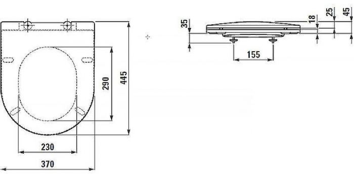 Комплект унитаза с инсталляцией Laufen Pro Rimless ПЭК Z.RU93.0.761.6 с сиденьем Микролифт и Белой клавишей смыва
