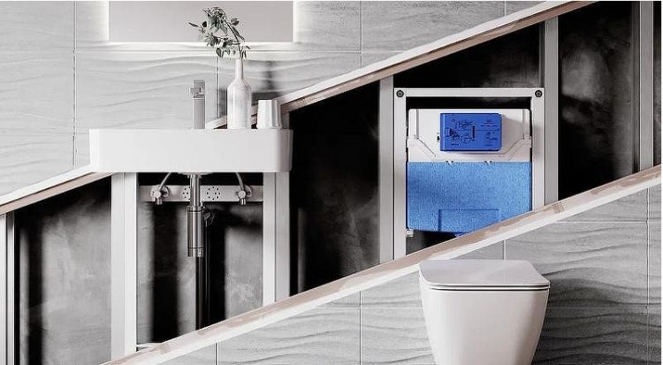 Инсталляция Ideal Standard Prosys TT00007/121AC для унитаза с Белой клавишей смыва Инсталляция Ideal Standard Prosys TT00007/121AC для унитаза с Белой клавишей смыва