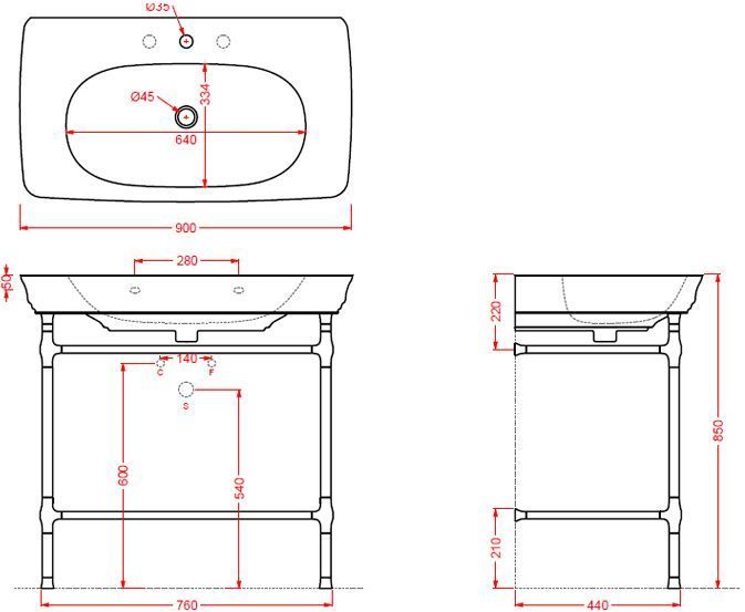 Консоль ARTCERAM Civitas CIA008 71cr Консоль ARTCERAM Civitas CIA008 71cr