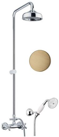 Душевая система Fiore Margot Sky 01ZZ0620 цвет Бронза