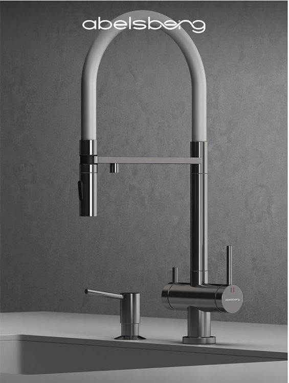 Смеситель для кухни Abelsberg Venta IXF73979CH цвет Глянцевый хром