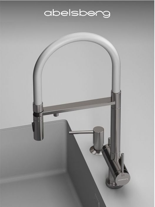 Смеситель для кухни Abelsberg Venta IXF73979CH цвет Глянцевый хром
