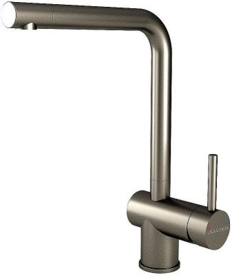 Смеситель для кухни Paulmark Spring Sp212067-GM Вороненая сталь