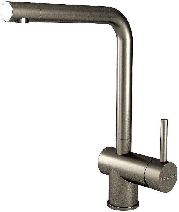 Смеситель для кухни Paulmark Spring Sp212067-GM Вороненая сталь