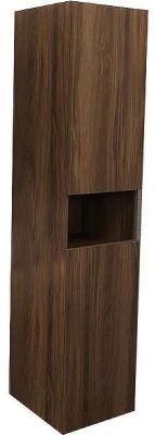 Шкаф пенал Comforty Бордо 40 00-00007266 подвесной Дуб темно-коричневый