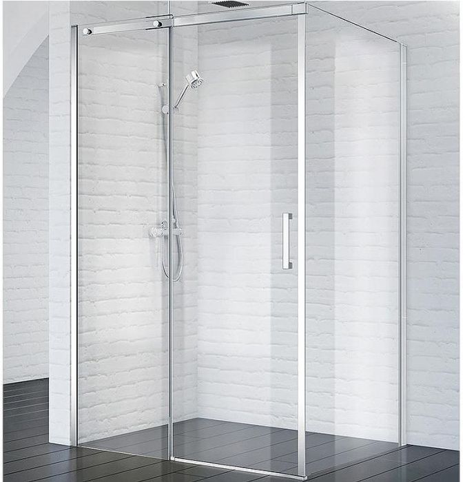 Душевой уголок BelBagno Acqua 150х80 ACQUA-AH-1-150/80-C-Cr профиль Хром стекло прозрачное