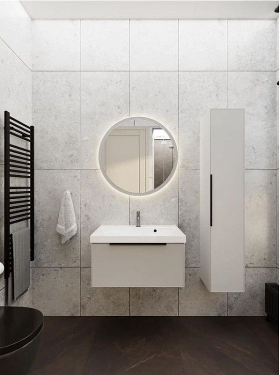 Шкаф пенал La Fenice Simpla 30 FNC-05-SIM-C-30 подвесной Бежевый матовый