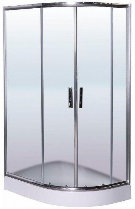 Душевой уголок Esbano ESR-8027A 120x80 L ESUGR8027AL профиль Хром стекло рифленое