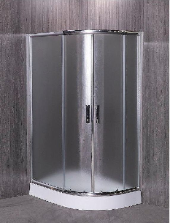 Душевой уголок Esbano ESR-8027A 120x80 L ESUGR8027AL профиль Хром стекло рифленое