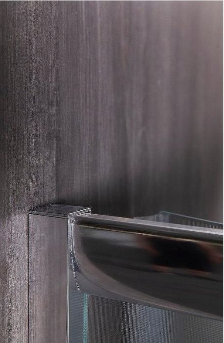 Душевой уголок Esbano ESR-8027A 120x80 L ESUGR8027AL профиль Хром стекло рифленое