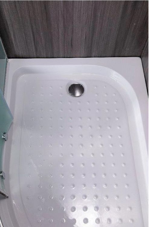 Душевой уголок Esbano ESR-8027A 120x80 L ESUGR8027AL профиль Хром стекло рифленое