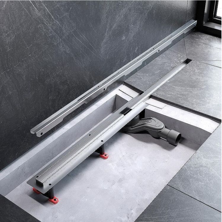 Душевой лоток AM.PM MasterFlow 100 W01SC-S11-100-05SB с решеткой Хром матовый Slim line