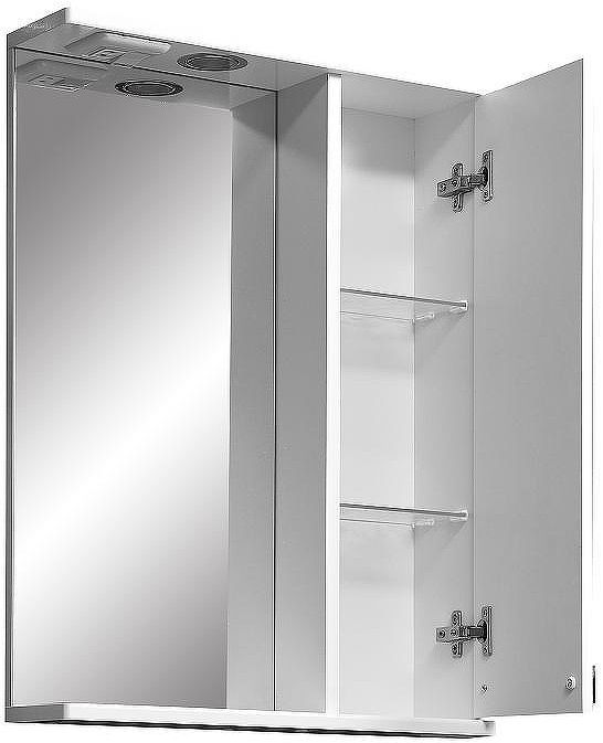 Зеркало со шкафом Stella Polar Ванда 50/С SP-00000198 с подсветкой Белое