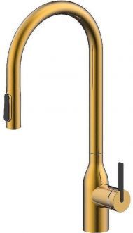 Смеситель для кухни Paulmark Universal Un213880-BG Брашированное золото