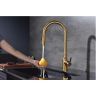 Смеситель для кухни Paulmark Universal Un213880-BG Брашированное золото