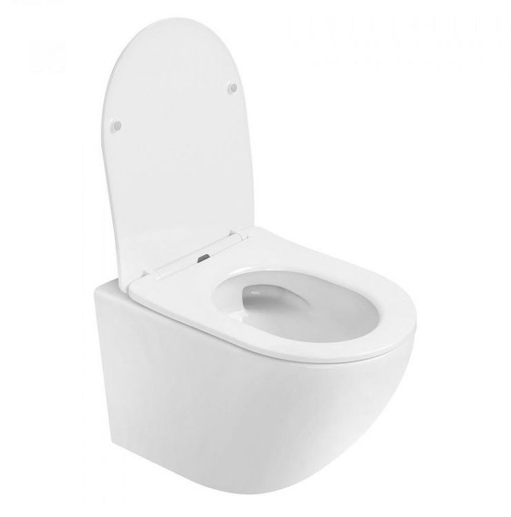 Комплект унитаза Abber Bequem AC1100T-AC0105-AC0121MMG с сиденьем Микролифт и клавишей смыва цвет Золото матовое