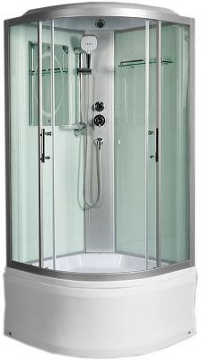 Душевая кабина WeltWasser WW500 Halle 802 80x80 10000003241 профиль Хром стекло прозрачное