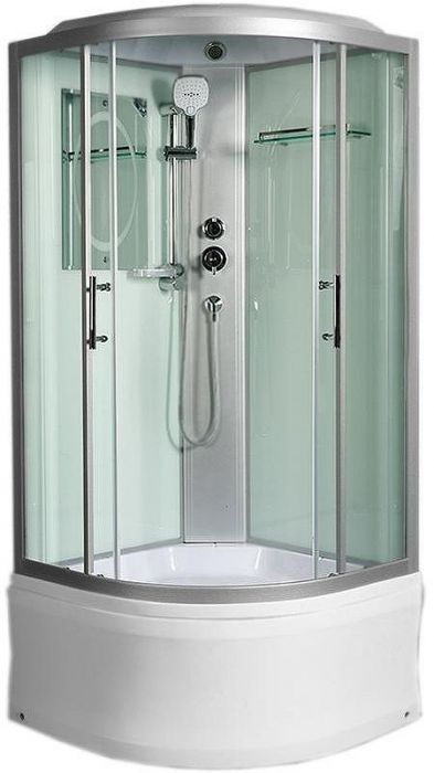 Душевая кабина WeltWasser WW500 Halle 802 80x80 10000003241 профиль Хром стекло прозрачное