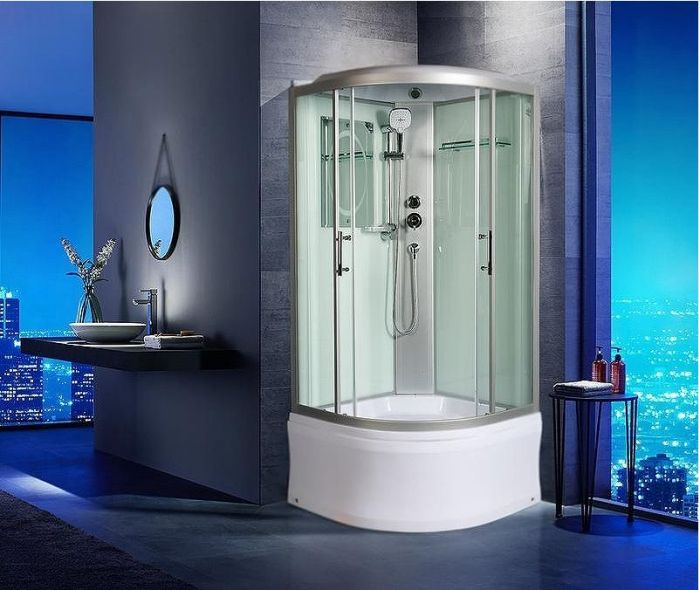 Душевая кабина WeltWasser WW500 Halle 802 80x80 10000003241 профиль Хром стекло прозрачное