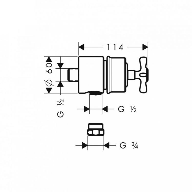 AXOR Montreux Fixfit Stop шланговое подсоединение 1/2 шлифованный никель 16882000 AXOR Montreux Fixfit Stop шланговое подсоединение 1/2 шлифованный никель 16882000