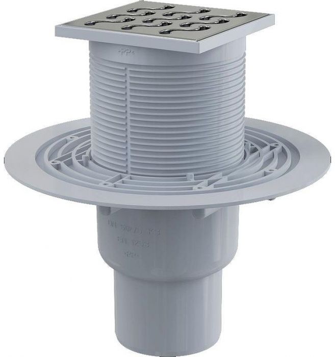 Душевой трап Alcaplast APV202 с решеткой Хром