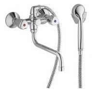 Смеситель двухвентильный Kludi Standard 251130515 DN 15, для ванны и душа